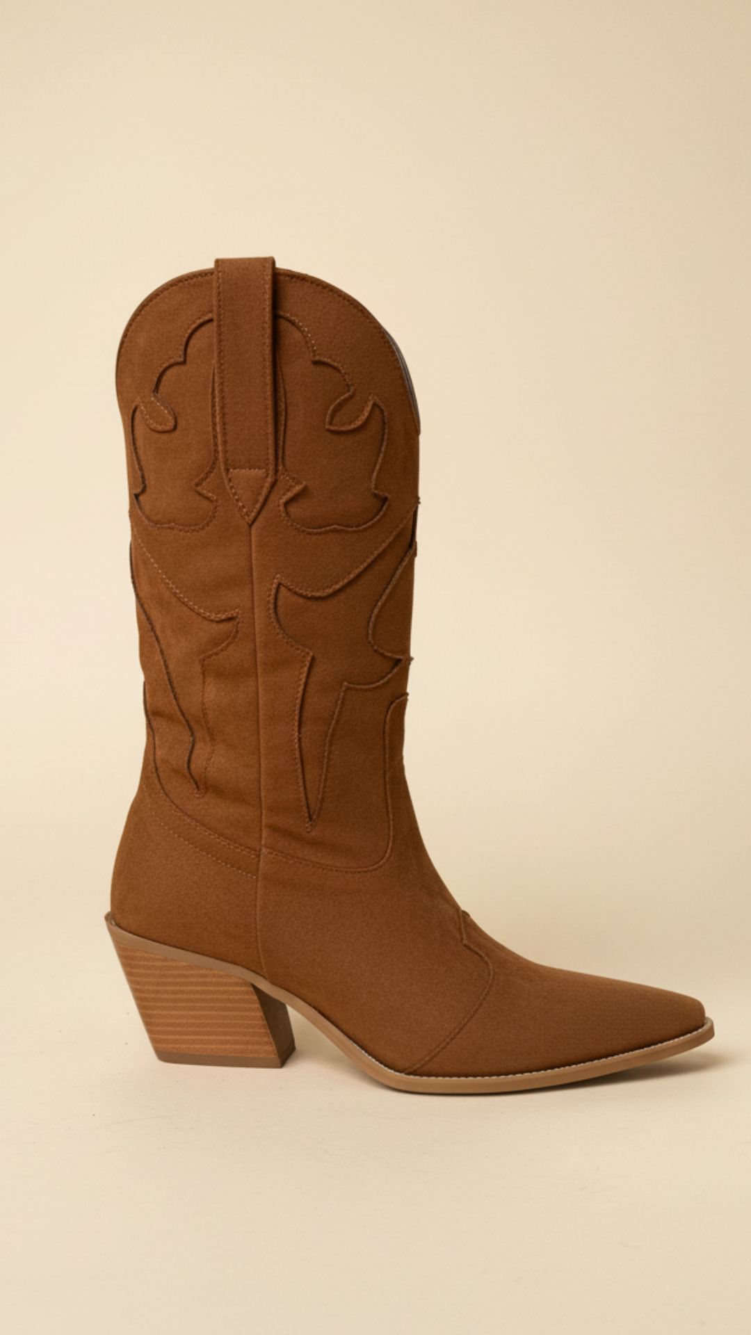 Bota Nicole Gamuza Café