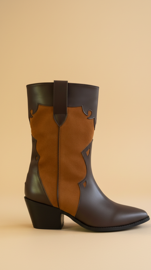 Bota Vaquera Chocolate Camilo