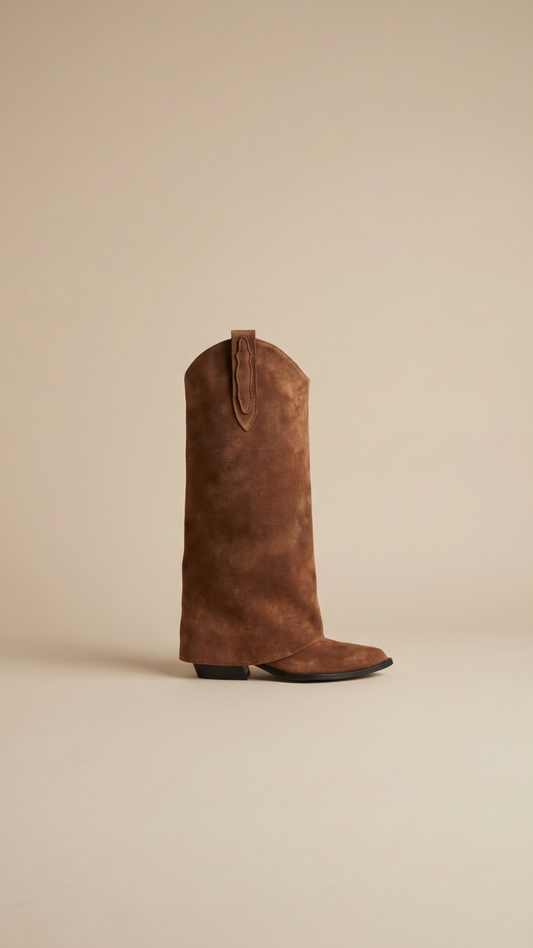 Bota Gamuza miel carolina